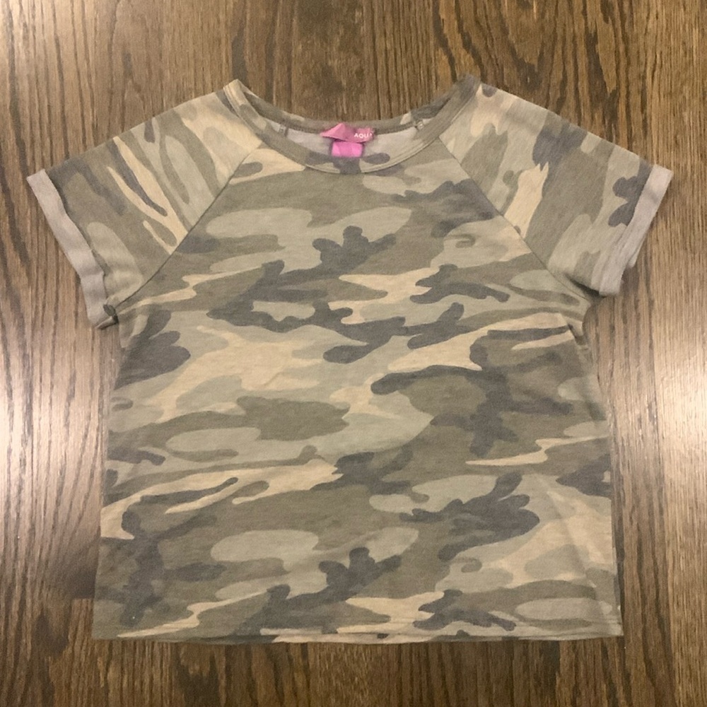 Kids Camo top by AQUA